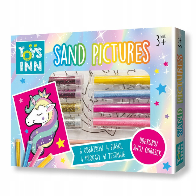 STNUX Piaskowe obrazki Unicorn Jednorożec 7038 