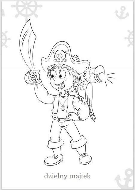 Maluszkowe malowanie. Piraci