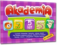 Akademia - 5 lat +32 naklejki Greg