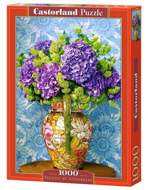 Puzzle 1000 Bouquet Of Hydrangeas Castorland 