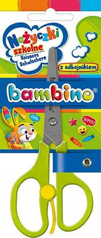 Nożyczki Bambino Mini Zoo z odbojnikiem 13 cm