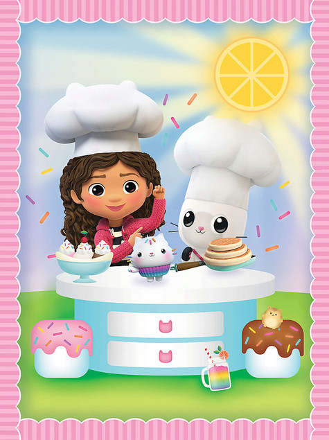 Puzzle 2w1 Gabi Z Kocim Przyjacielem + Memos Układanka Kot Kotek 3+ Trefl