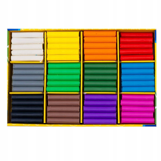 Plastelina 12 kolorów, 180 szt., zestaw uzupełniający | Astra