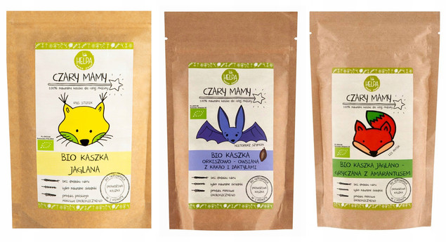 HELPA Zestaw Bio Kaszka Czary Mamy 3x 200g