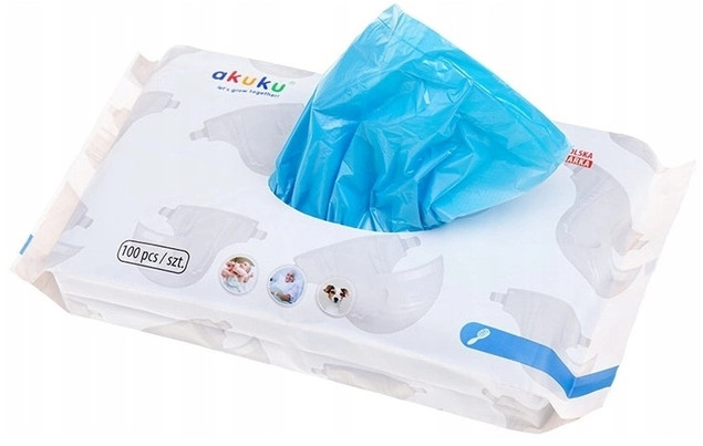 AKUKU PACHNĄCE WORECZKI NA ZUŻYTE PIELUSZKI x100