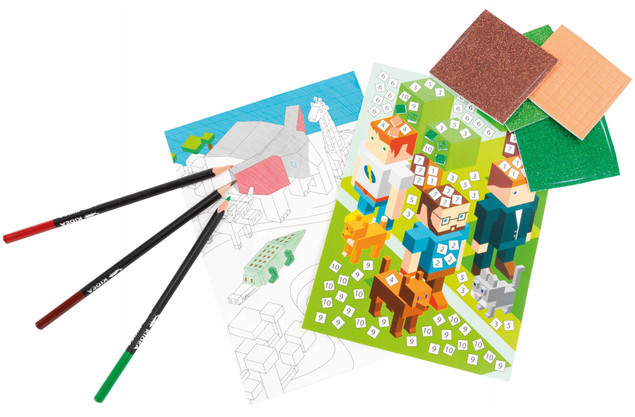 Zestaw kreatywny Mozaika Pixel Kidea