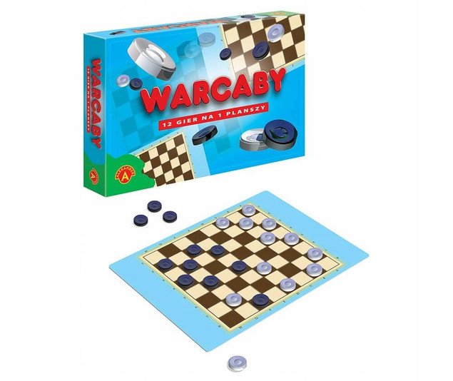 Warcaby 12 gier na planszy ALEXANDER