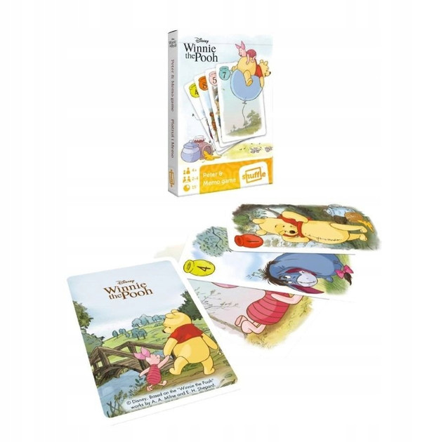 Gra Karciana 2w1 Piotruś i Memo KUBUŚ PUCHATEK Pooh 3+ Cartamundi