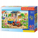 Castorland Puzzle 40 Maxi Life On The Farm