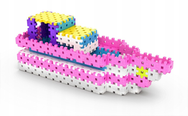 Meli Basic Pink - klocki konstrukcyjne 600 elementów (3+)