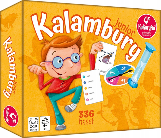 Kalambury Junior Gra Dla Najmłodszych Rodzinna 4+ Kukuryku