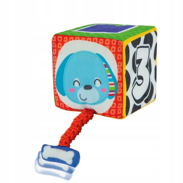 Klocki Miękkie Kochane ZWIERZĄTKA Kostki Sensoryczne 6M+ Smily Play 000178