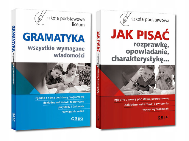 Gramatyka szkołą podstawowa i liceum Greg