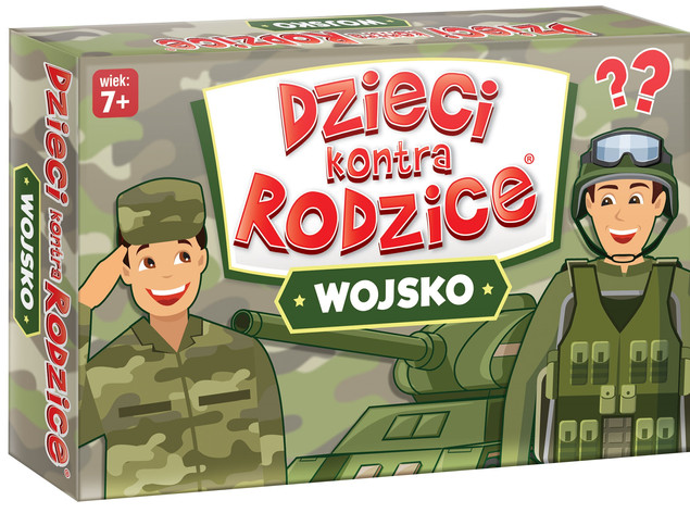 Dzieci Kontra Rodzice Wojsko Gra Rodzinna 7+ Kangur