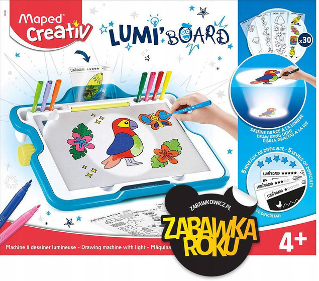 Podświetlana tablica do odrysowywania MAPED