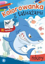 Kolorowanka z tatuażami. Rekiny Skrzat