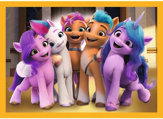 Puzzle 4w1 Układanka Kucyki PONY My Little Pony Koń Konie Koniki 4+ Trefl