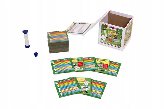 BrainBox PIŁKA NOŻNA Gra Planszowa Familijna 8+ Rebel