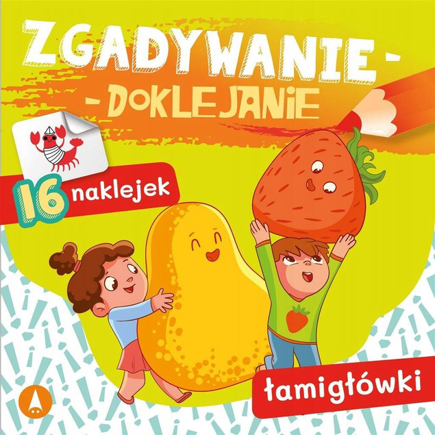 MALOWANKI KOLOROWANKI Z NAKLEJKAMI ŁAMIGŁÓWKI