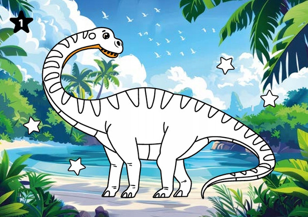 Zadanka & piaskowanki. Dinozaury