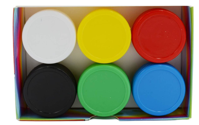 Farby Plakatowe Szkolne 6 Kolorów 20ML Inspiria 1985