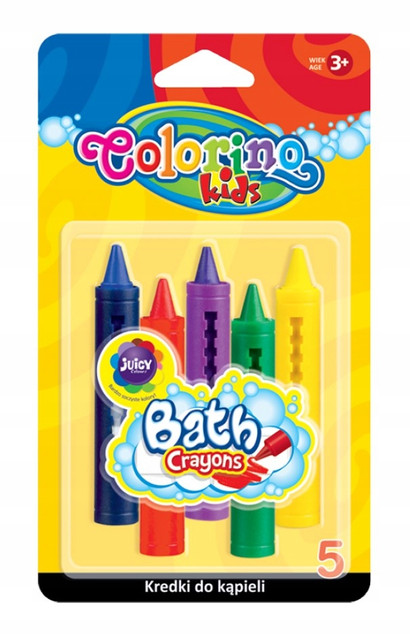 Kredki do kąpieli 5 kol 67300 COLORINO