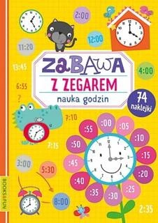 Zabawa Z Zegarem NAUKA GODZIN Z Naklejkami Pomoc Dydaktyczna BooksAndFun