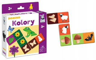 KOLORY Domino Gra Logiczna 3+ Kapitan Nauka