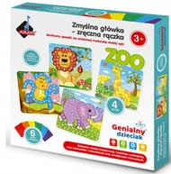 Piankowa wyklejanka Zwierzątka Genialny dzieciak