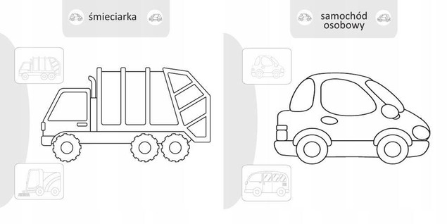Malowanie-doklejanie. Pojazdy w mieście