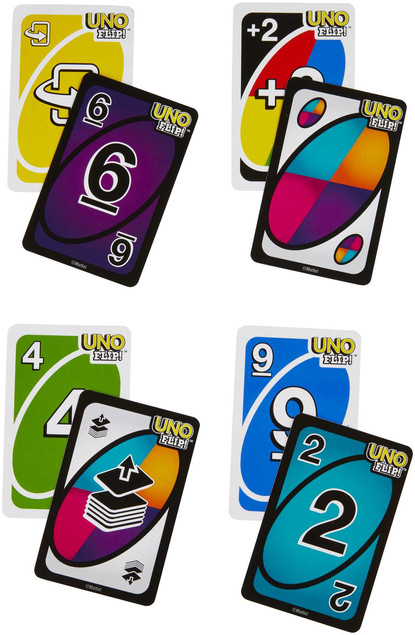 UNO FLIP Gra karciana 7624 Mattel