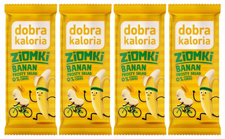 4x Zdrowy Fit Baton BANAN Orzechy Nerkowca 0 Cukru Dla Dzieci Dobra Kaloria