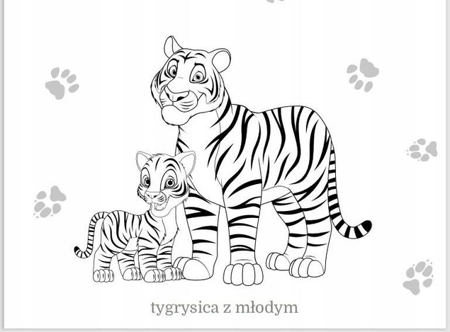 Maluszkowe malowanie. Dzikie koty