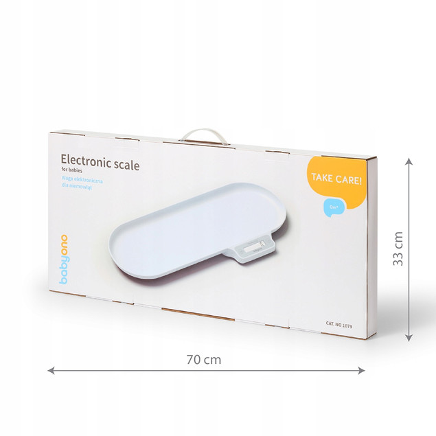 BABYONO Waga Elektroniczna Dla NIEMOWLĄT Małe Dzieci DOKŁADNA 0M+ 1079