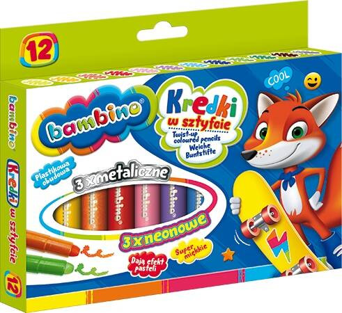 KREDKI W SZTYFCIE 12K BAMBINO