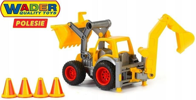 DUŻA KOPARKO ŁADOWARKA koparka traktor 0377