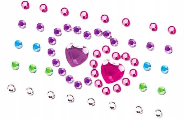 STUDIO TATUAŻU BROKATOWE TATUAŻE kryształki szablo