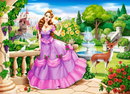 PUZZLE 100 PRINCESS KSIĘŻNICZKA KWIATY 6+ CASTOR