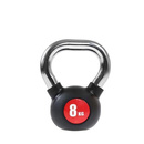 17031 KGC-8 KETTLEBELL GUMA Z CHROMOWANĄ RĄCZKĄ 8 KG HMS