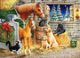 Puzzle 120 Układanka Konie ZWIERZĘTA Pieski Kotki Zima 6+ Castorland