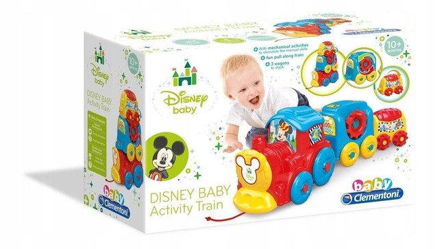 Clementoni POCIĄG BABY DISNEY Edukacyjny CIUCHCIA