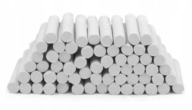 Plastelina LUZ 1kg BIAŁA Szkolna Mona