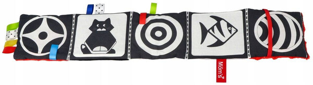 Mała książeczka Sensoryczna Czerwona Mom's Care