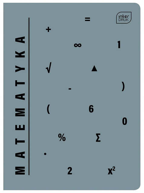 Zeszyt Szkolny Tematyczny MATEMATYKA A5 60 Kartki W Kratkę 70g Interdruk