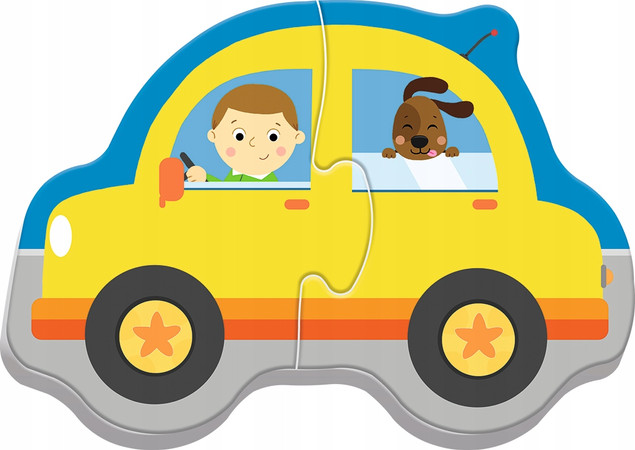 Puzzle Baby Classic Pojazdy transport Trefl 36075