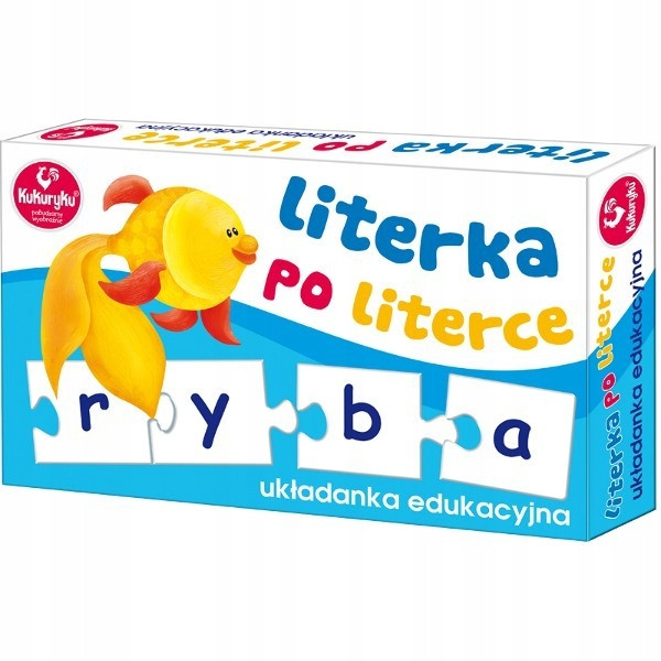 Kukuryku gra Edukacyjna Literka po Literce Układanka