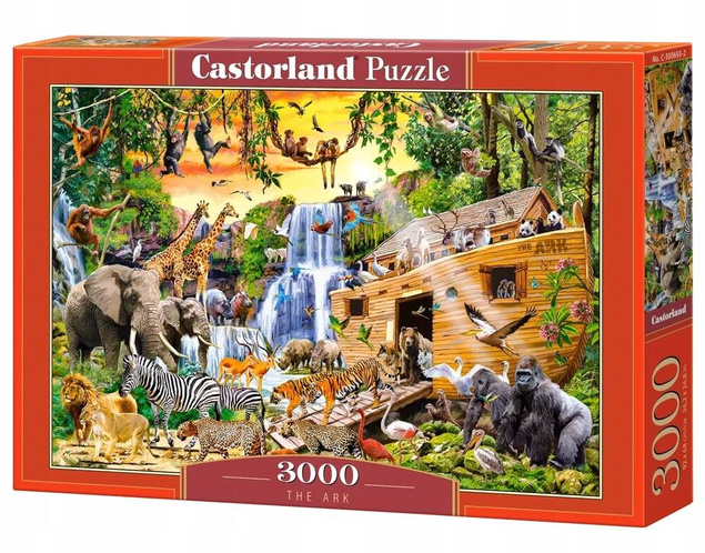 Puzzle 3000 Układanka Arka ZWIERZĘTA Zwierzaki Ptaki Koty Misie 9+ Castor