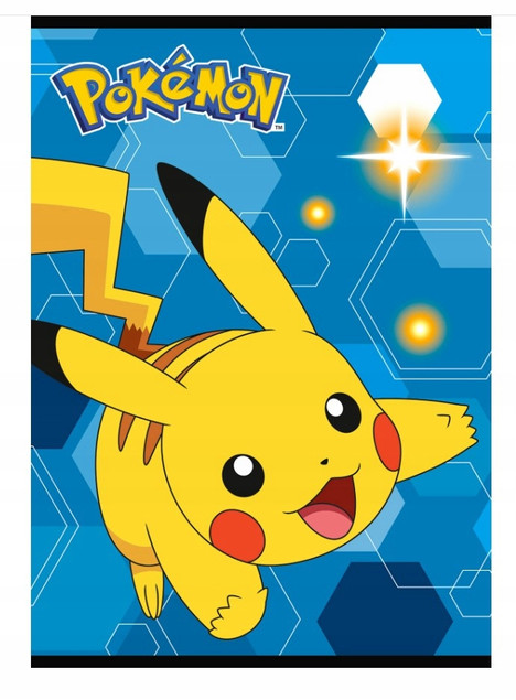 Zeszyt w Kratkę A5 POKEMON Pikachu St. Majewski 16 Kartek