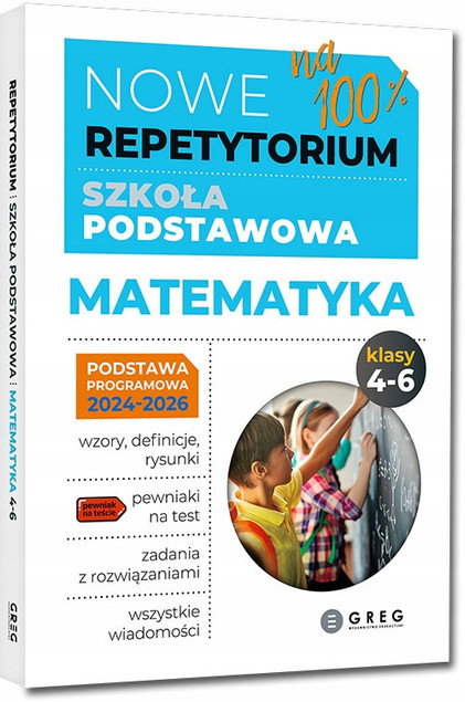 Nowe Repetytorium - szkoła podstawowa. Matematyka, kl. 4-6 - 2026