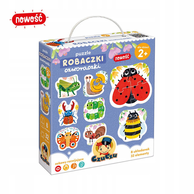 CzuCzu Puzzle Robaczki czworaczki